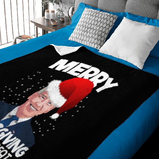 Funny Joe Biden Merry Thanksgiving Trick Or Treat Baby Blankets