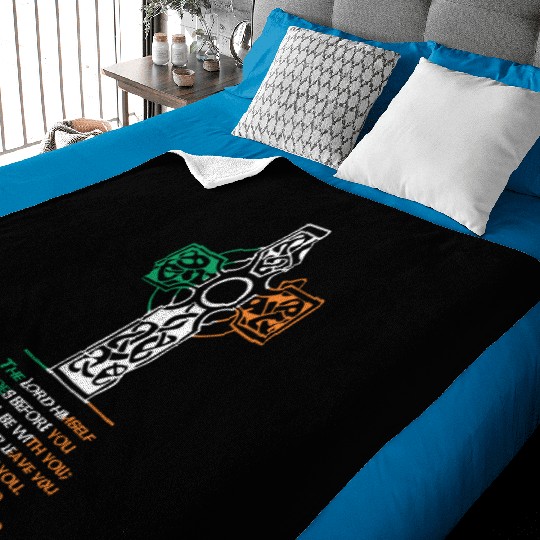 Celtic cross Baby Blankets