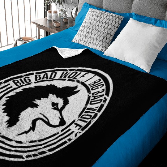 big bad wolf quote Baby Blankets