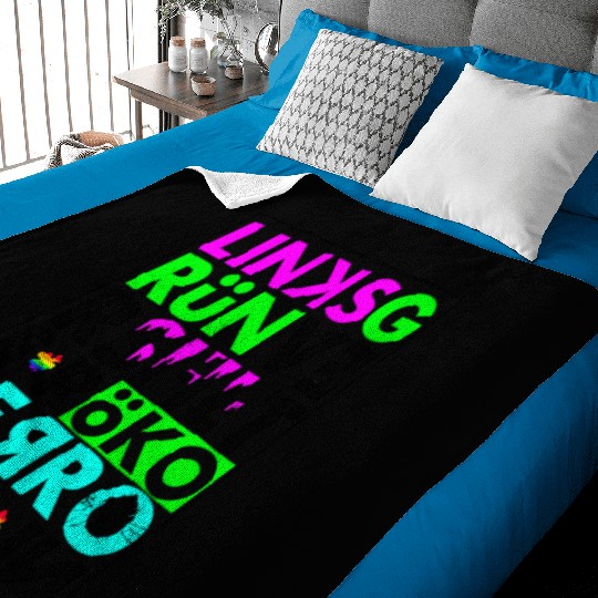 left green sapled eco terrorist Baby Blankets