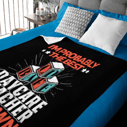 Daycare Teacher Funny Baby Blankets
