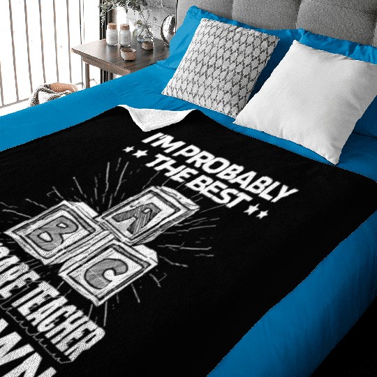 Daycare Teacher Funny Baby Blankets