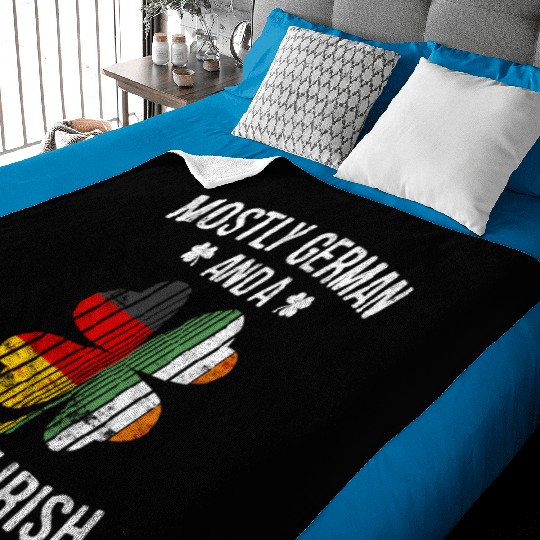 German Wee Bit Irish Germany Patrick Day Baby Blankets