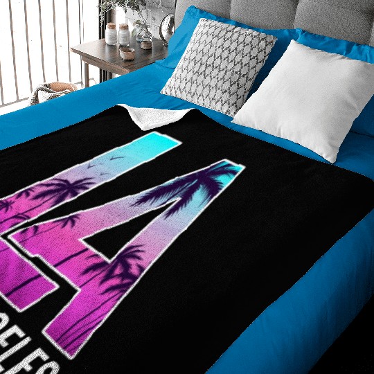 Los Angeles LA California Gift Baby Blankets