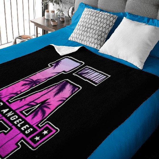 Los Angeles LA California Gift Baby Blankets