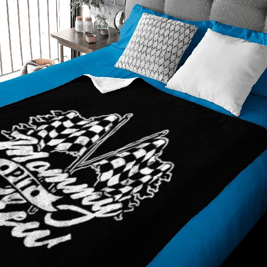 Mommy Pit Crew - racing Baby Blankets