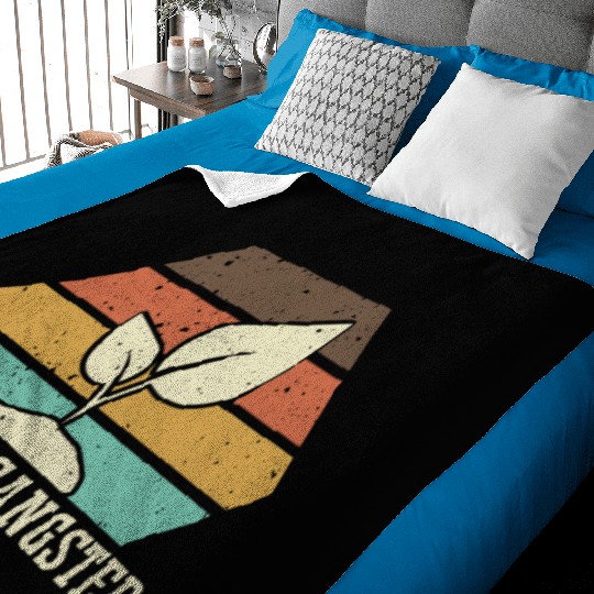 GARDEN GANGSTER I Plants Gardener Gardening Baby Blankets