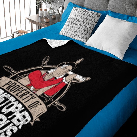 Columbus Day 1492 Helm Telescope Baby Blankets