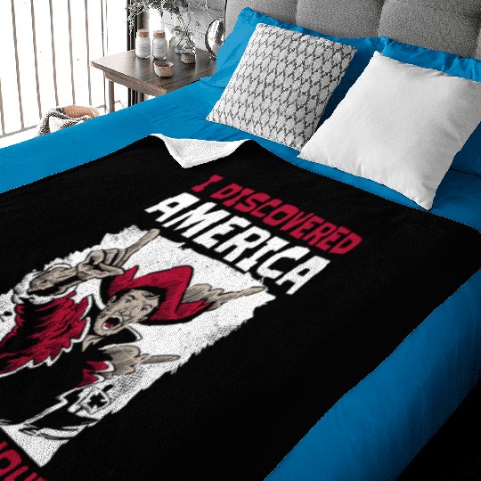 Columbus Day 1492 Baby Blankets