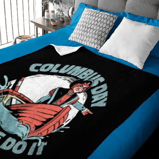 Columbus Day 1492 Baby Blankets