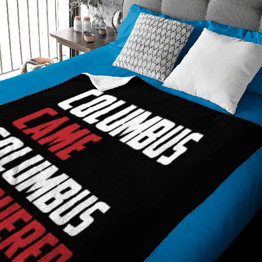Columbus Day 1492 Baby Blankets