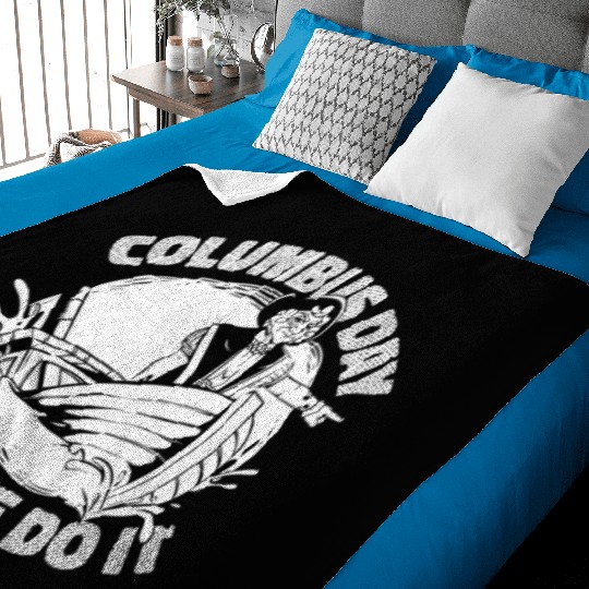 Columbus Day 1492 Baby Blankets