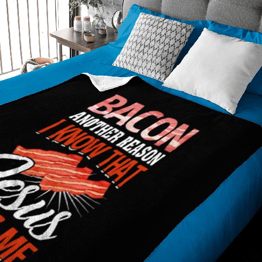 Bacon Lover Funny Bacon Famous Food Keto Diet Baby Blankets