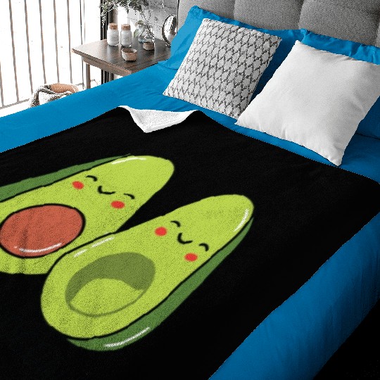 Sibling Big Brother Avocado Goals Hilarious Puns Baby Blankets