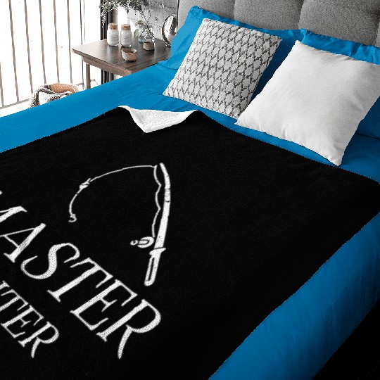 Master Baiter - Fishing Design Baby Blankets