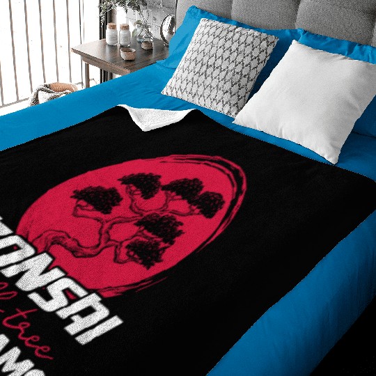 Bonsai Small Tree Big Dreams Baby Blankets