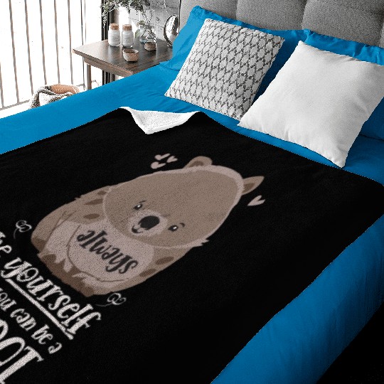 Combat Wombat For A Wombats Lover Baby Blankets