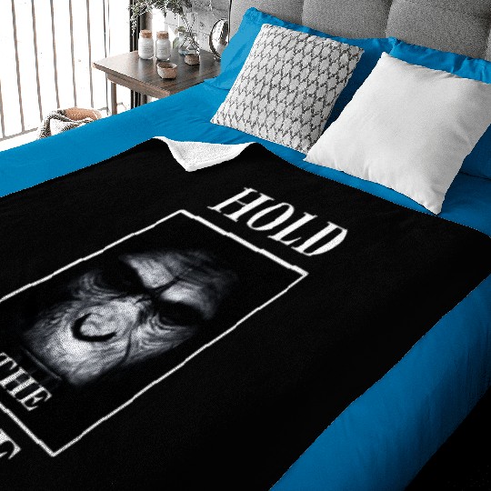 APE Monkey Face "Hold the Line" Baby Blankets