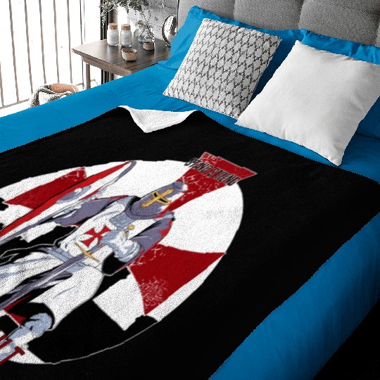 Stand strong and Deus vult Baby Blankets