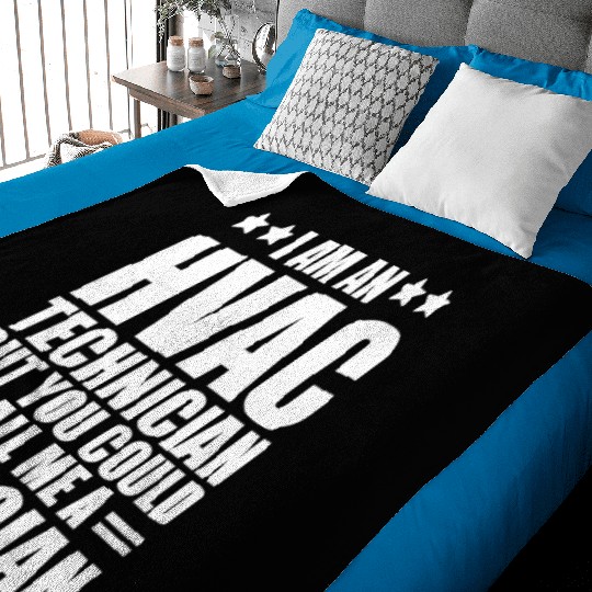HVAC Technician - I am an HVAC technician Baby Blankets
