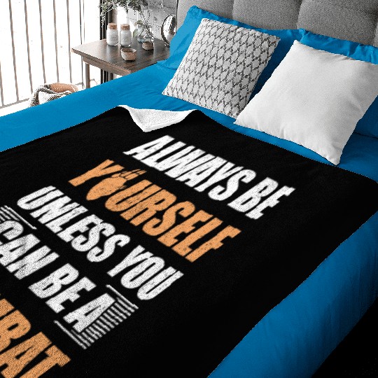 Cute Australian Wombat Quote Wombats Lover Baby Blankets