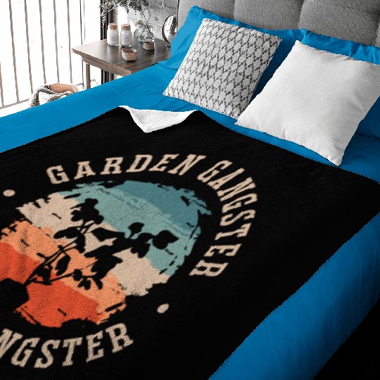 GARDEN GANGSTER I Plants Gardener Gardening Baby Blankets
