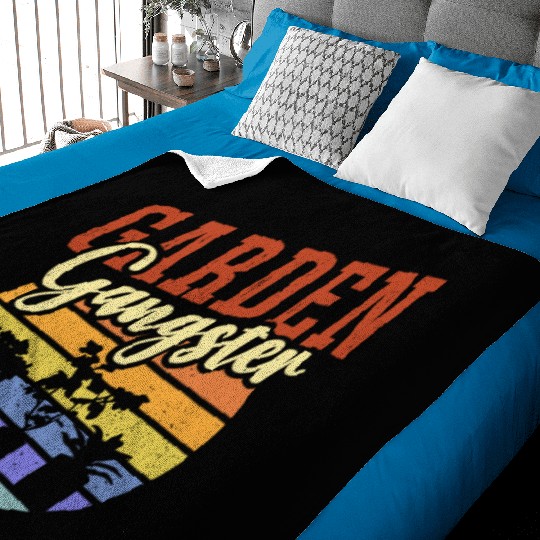 GARDEN GANGSTER I Plants Gardener Gardening Baby Blankets