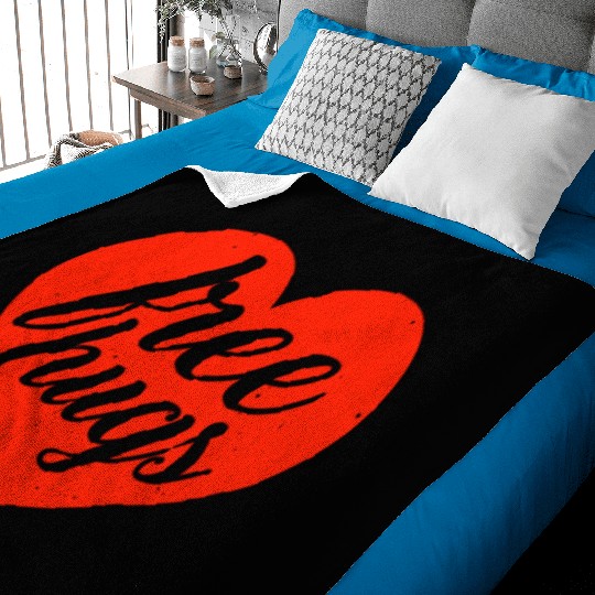 free hugs valentines day Baby Blankets
