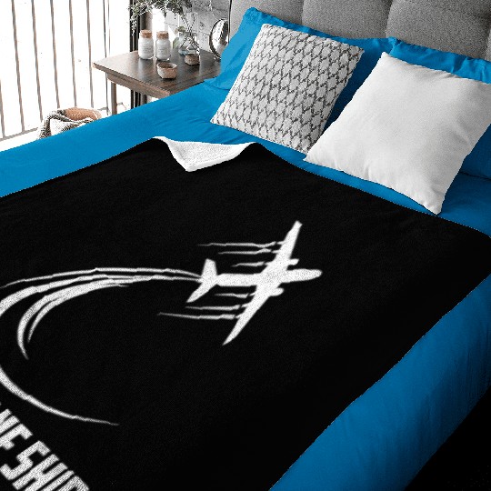 Just A Plane Baby Blankets Aviation Pilot Airline