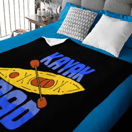 Kayak Dad Kayakist Kayaking Hobby Lover Baby Blankets