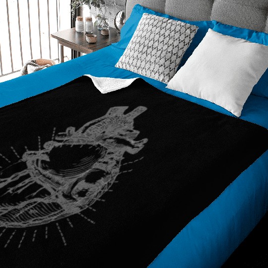 Heart anatomy Baby Blankets design