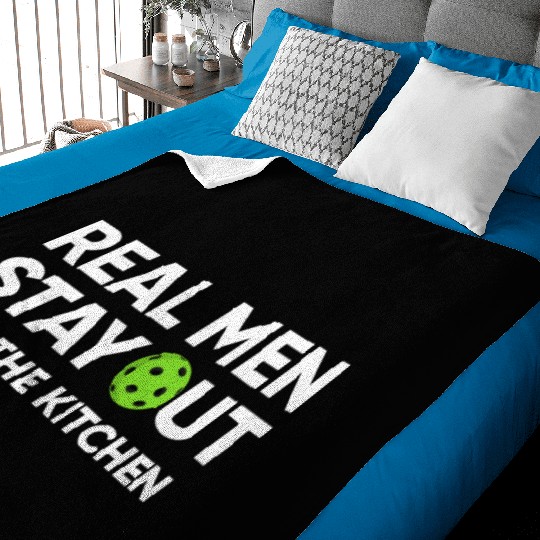 Cool Pickleball For Men Dad PickleBall Sports Baby Blankets