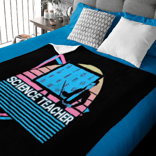 Science Teacher Retro Baby Blankets
