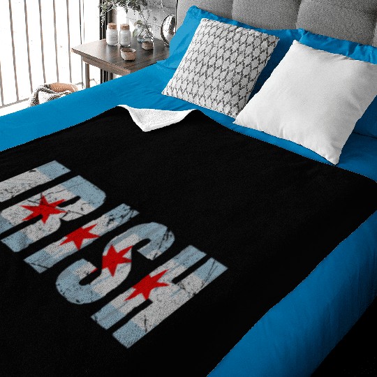 Chicago Irish Flag Chirish St Patricks Day Baby Blankets