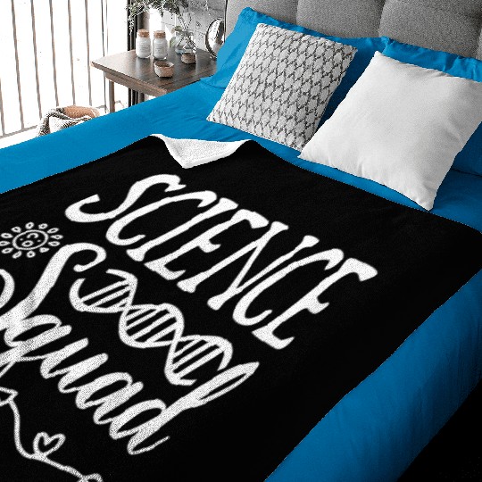 Science Squad Nerd Geek Teacher Student Gift Ideas Baby Blankets
