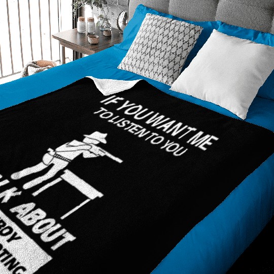 Cowboy Action Shooting Baby Blankets