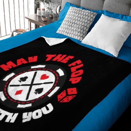 Poker Casino Poker Player Gambling Roulette Baby Blankets