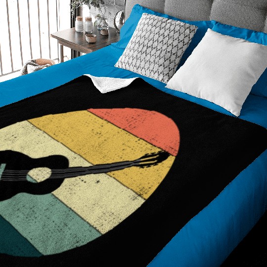 Acoustic Guitar Player Music Musician Guitarist Baby Blankets