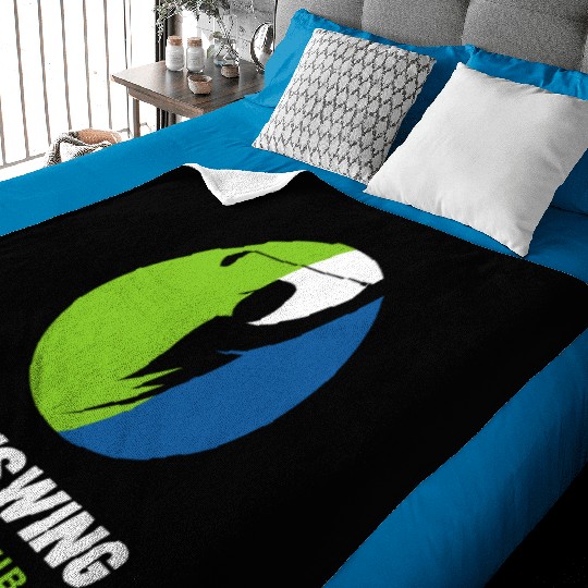 Circle Golf Club Sports Hobbies Baby Blankets