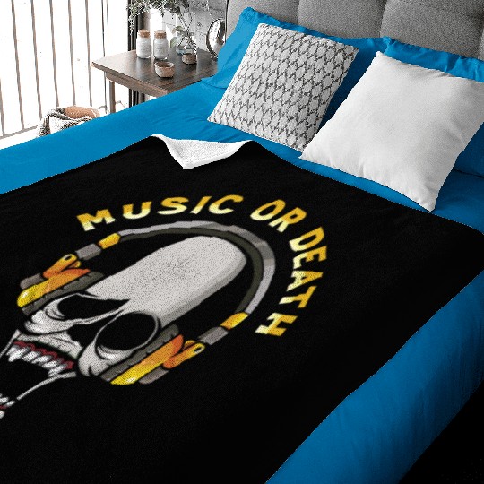 Music or Death Baby Blankets
