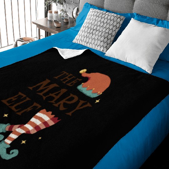 The Mary Elf - Christmas Pajama for Mary Baby Blankets