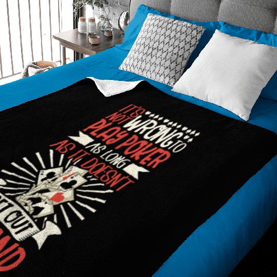 Poker Casino Poker Player Gambling Roulette Baby Blankets