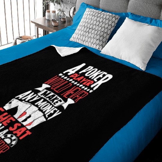 Poker Casino Poker Player Gambling Roulette Gift Baby Blankets