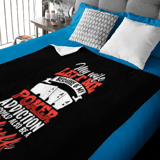 Poker Casino Poker Player Gambling Roulette Gift Baby Blankets