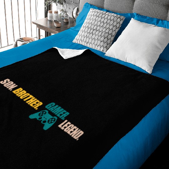 son brother gamer legend Baby Blankets