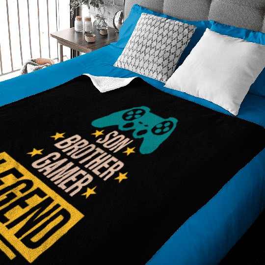 son brother gamer legend Baby Blankets