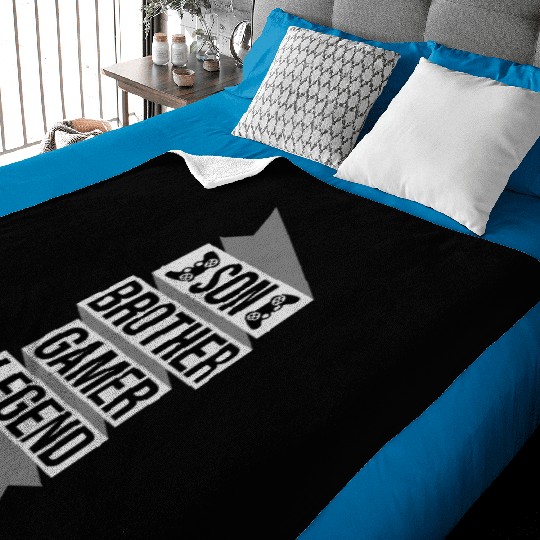 son brother gamer legend Baby Blankets