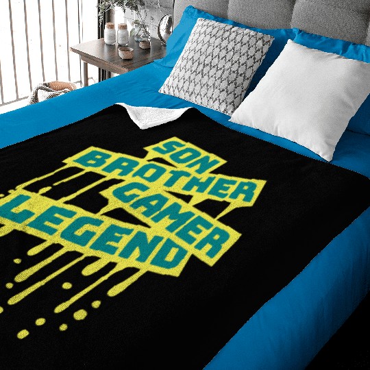 son brother gamer legend Baby Blankets