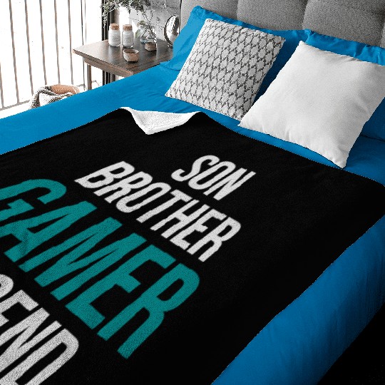 son brother gamer legend Baby Blankets