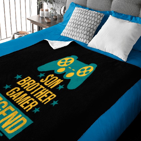 son brother gamer legend Baby Blankets